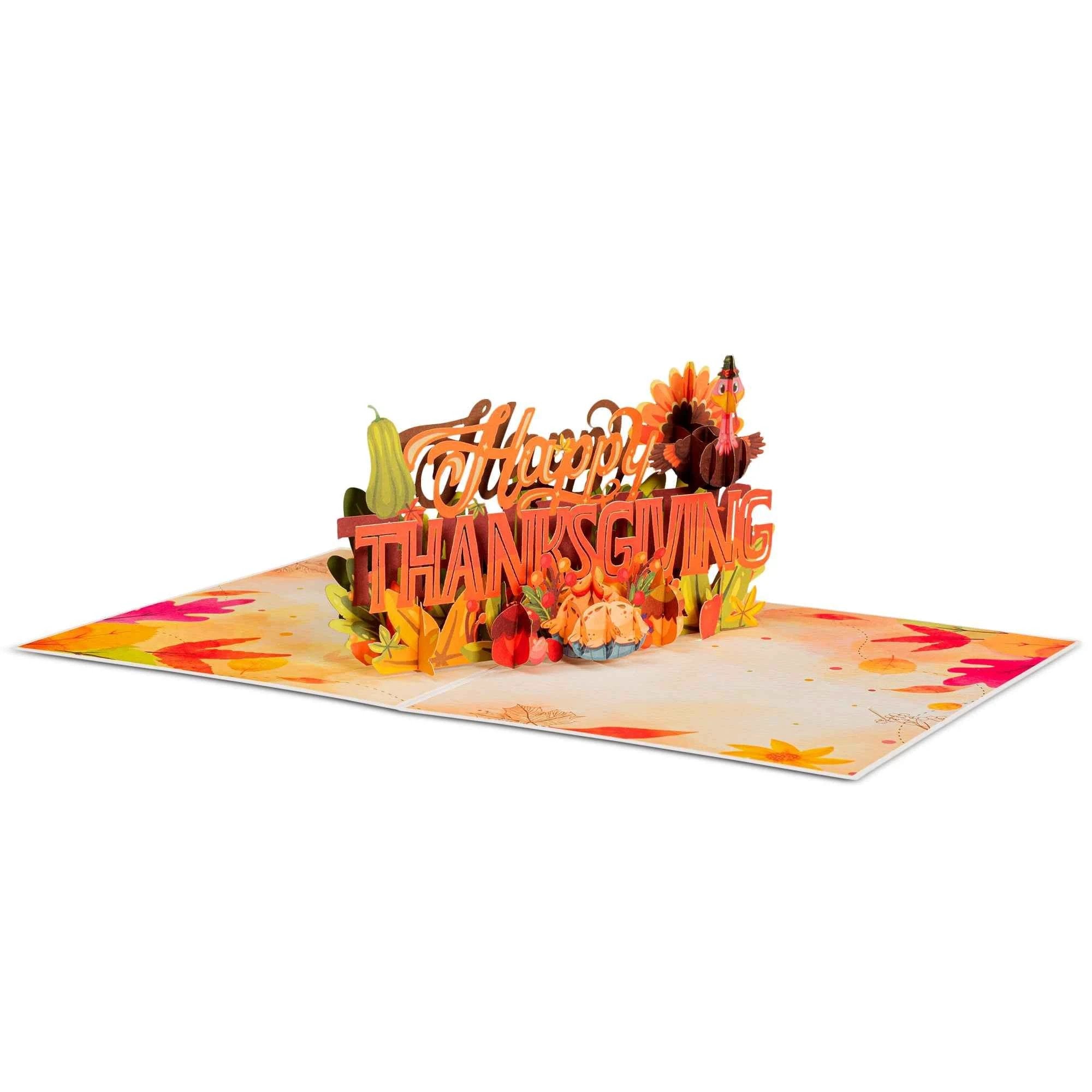 Happy Thanksgiving Friendly Pop Up Card by Paper Love