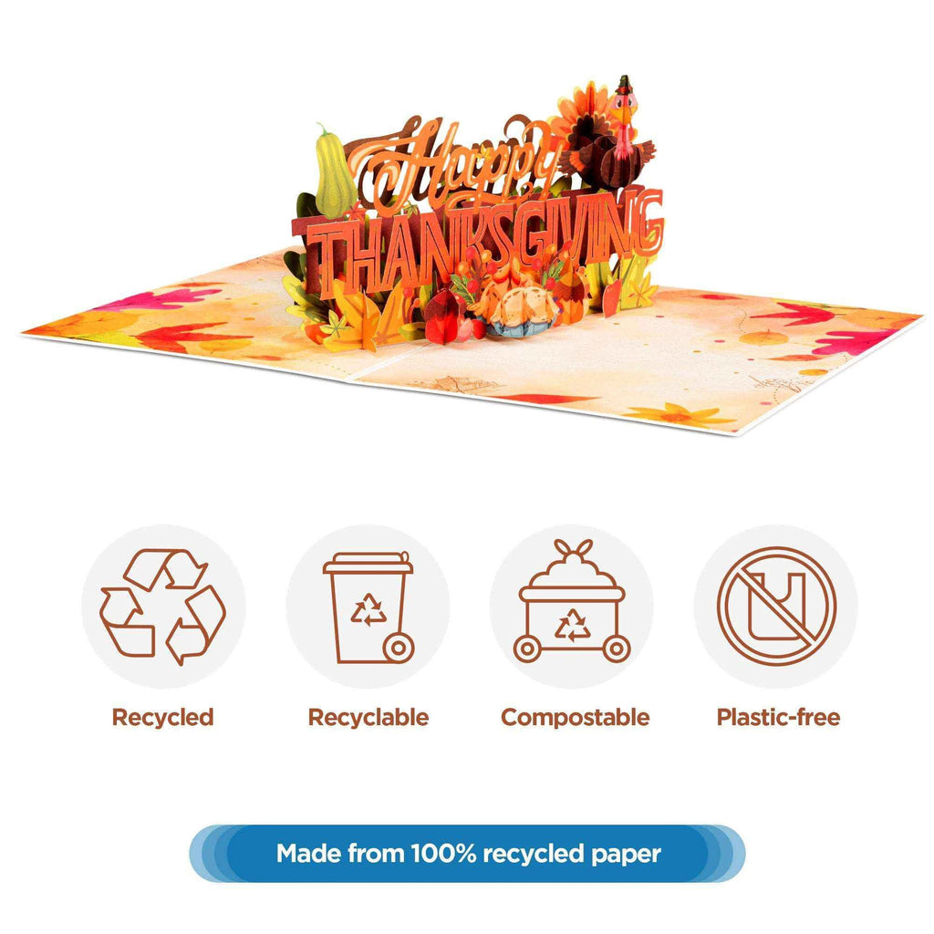 Happy Thanksgiving Friendly Pop Up Card by Paper Love