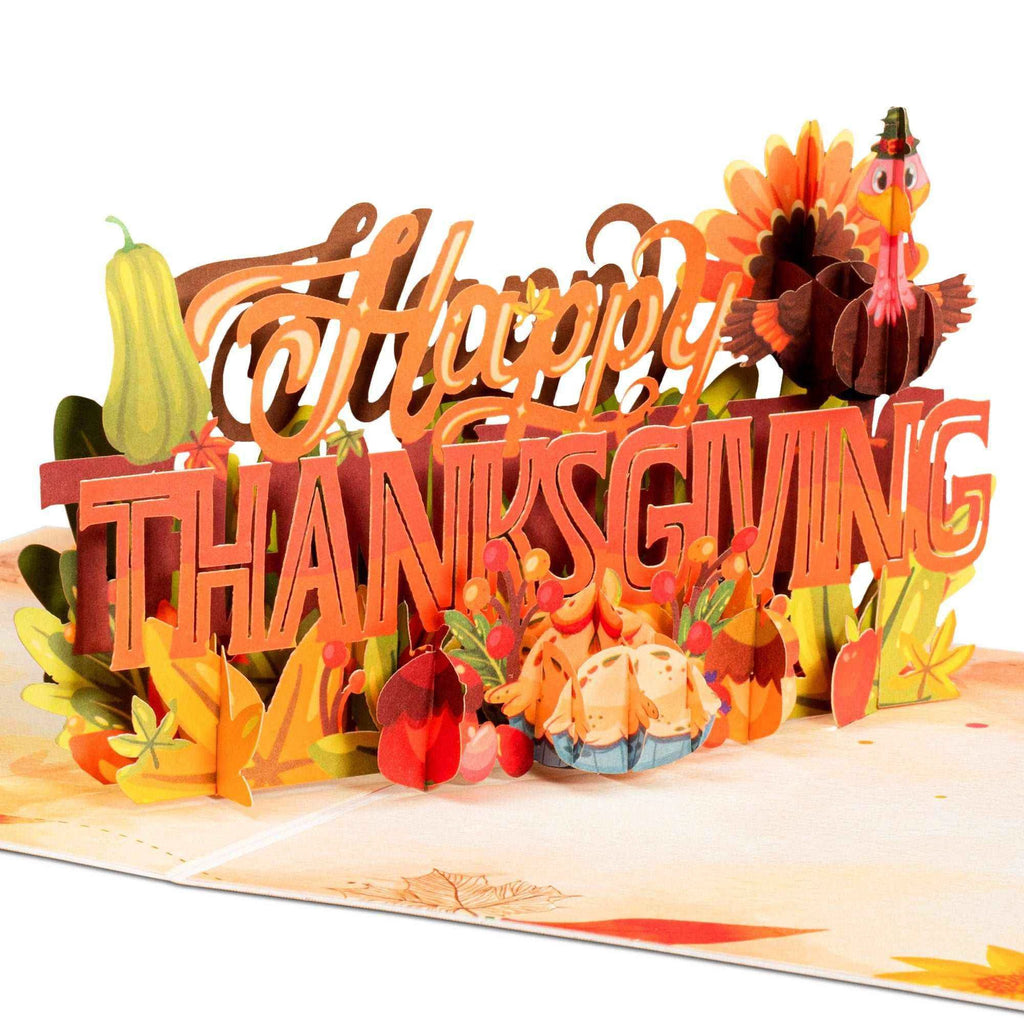 Happy Thanksgiving Friendly Pop Up Card by Paper Love