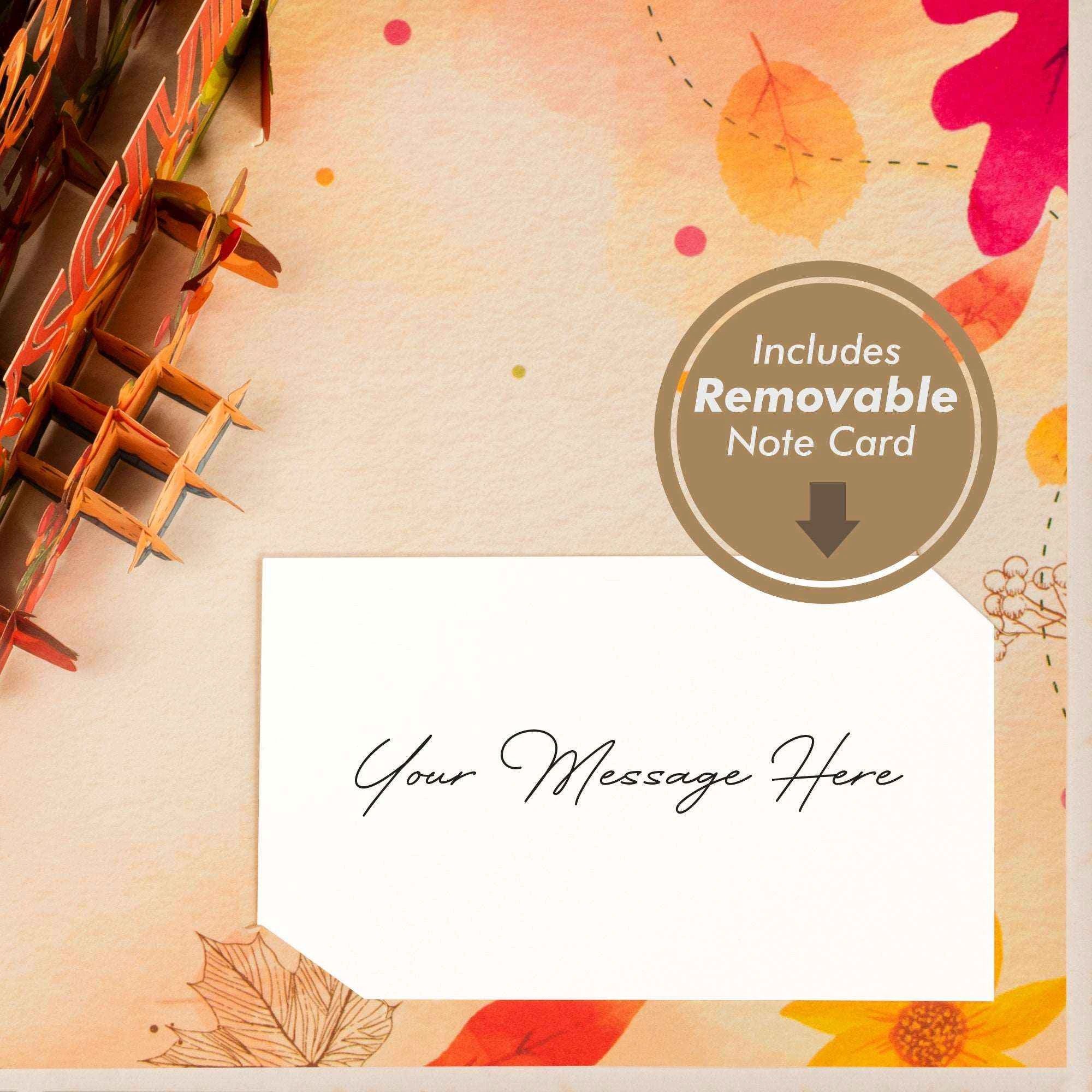 Happy Thanksgiving Friendly Pop Up Card by Paper Love