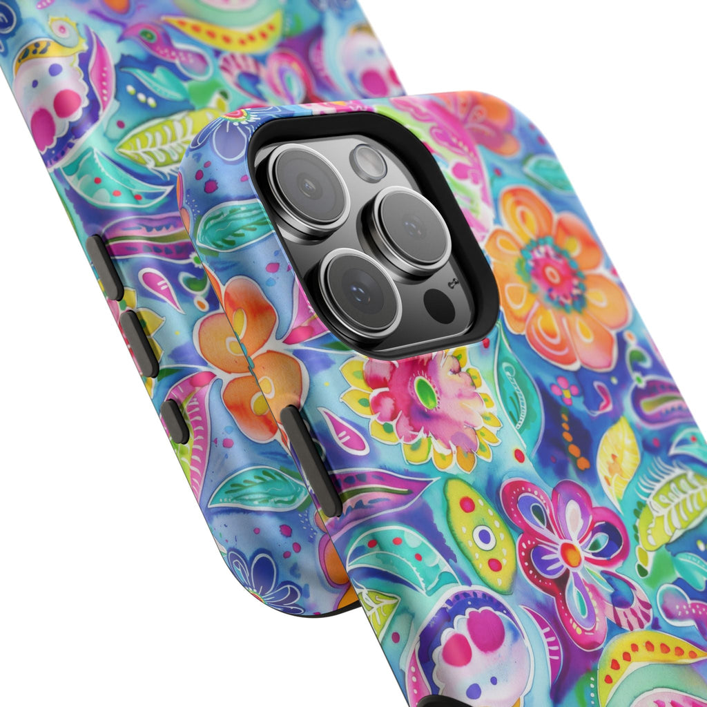 Bespattered Facade Floral Doodles MagSafe Tough Case