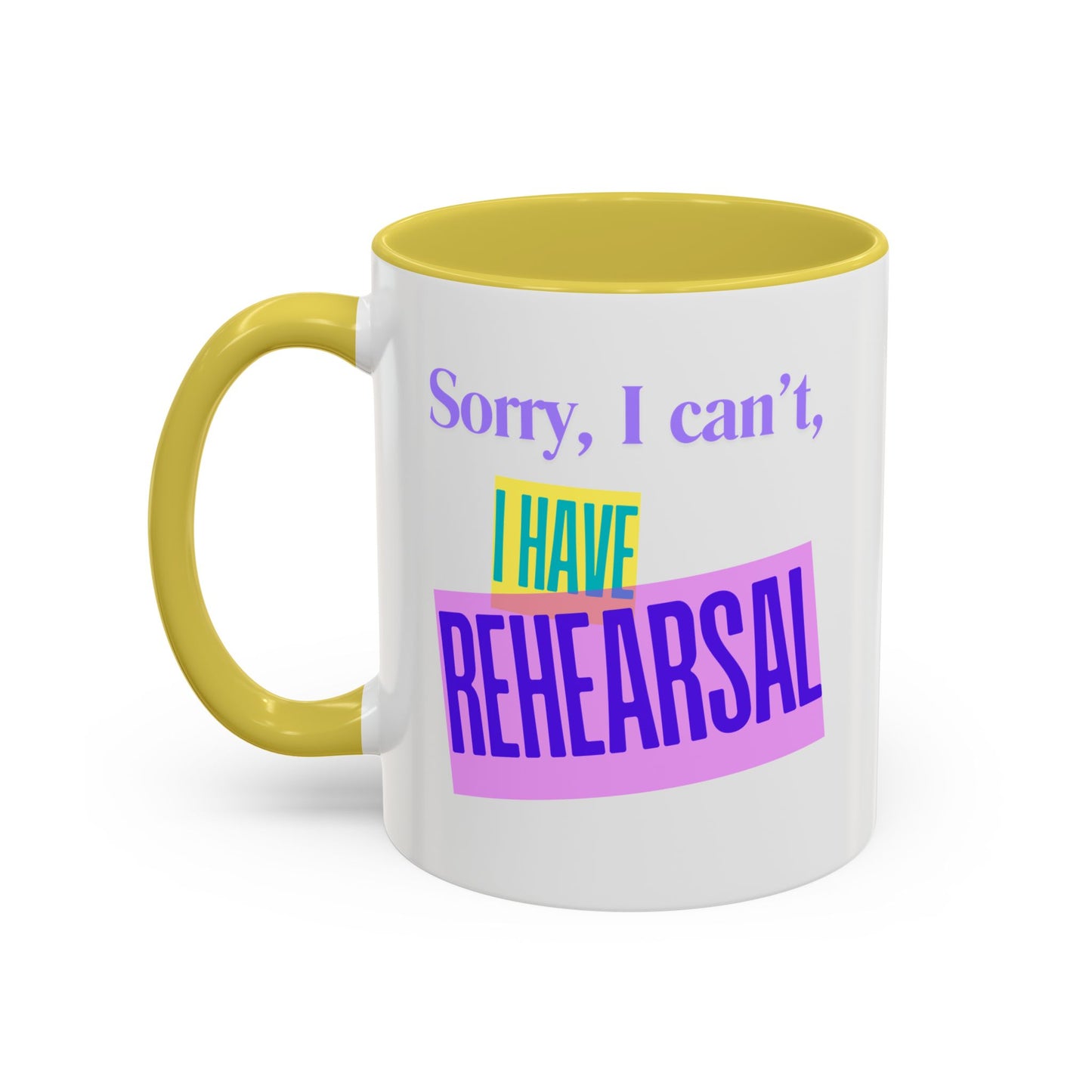 Sorry I can't I have rehearsal mug