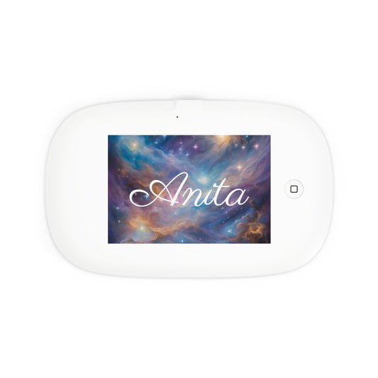 Personalized UV Phone Sanitizer and Wireless Charging Pad