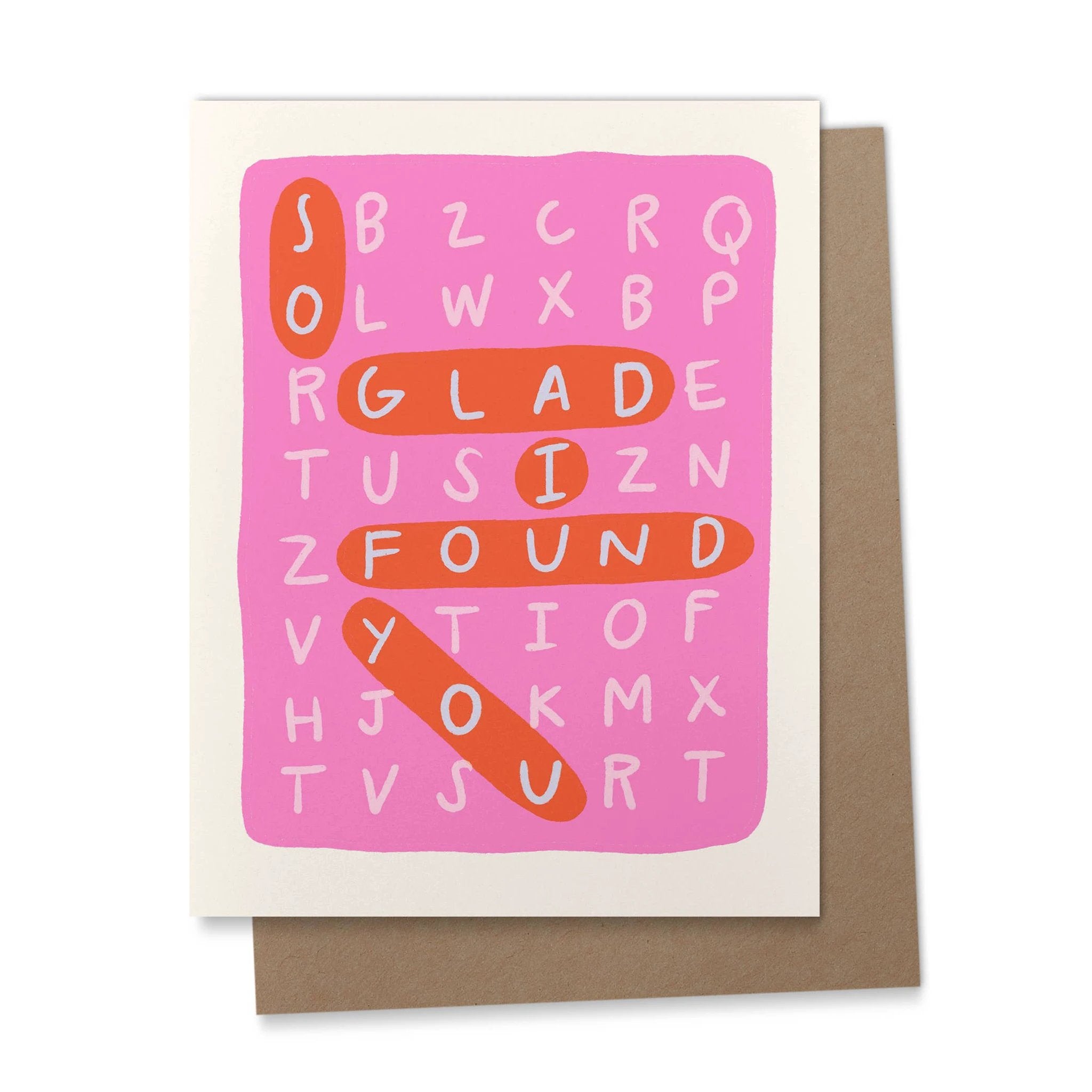 So Glad I Found You Valentine's Day Greeting Card by Tia Chucha's Centro Cultural & Bookstore