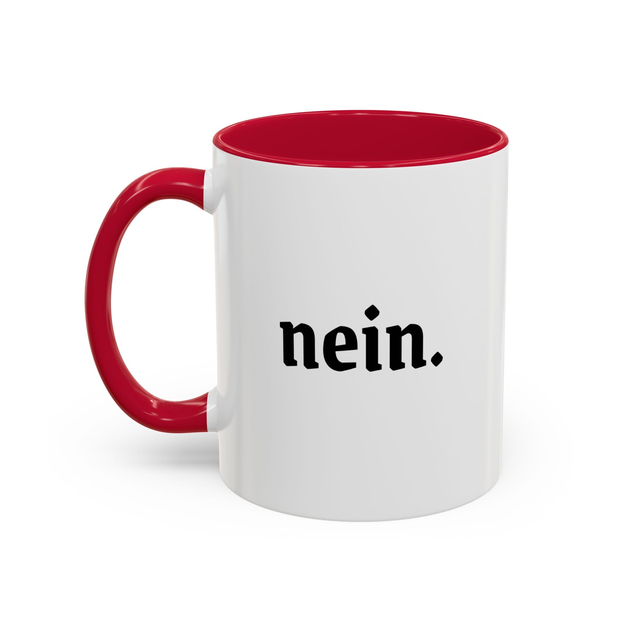 Nein. Mug — Minimalist German Word Coffee Cup (11oz & 15oz)