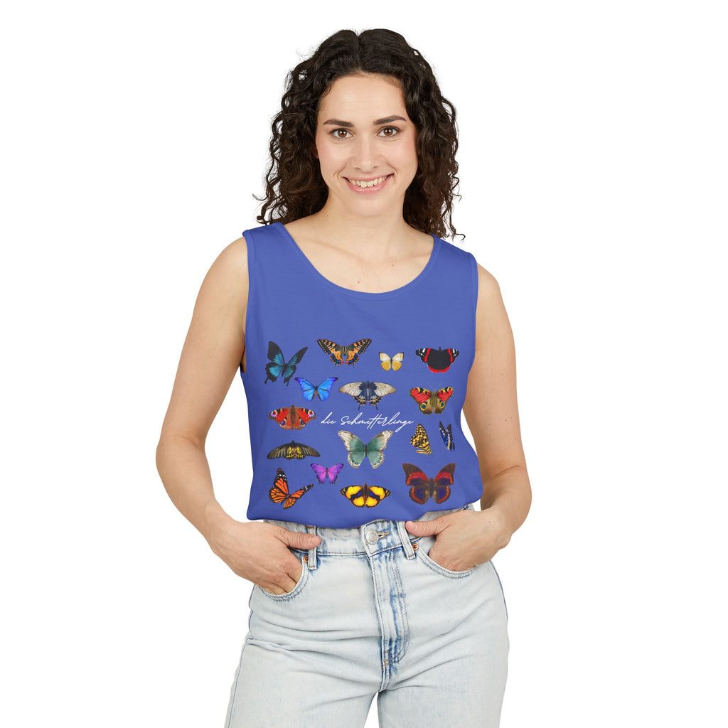 Die Schmetterlinge Tank Top — German Butterflies Graphic Tank