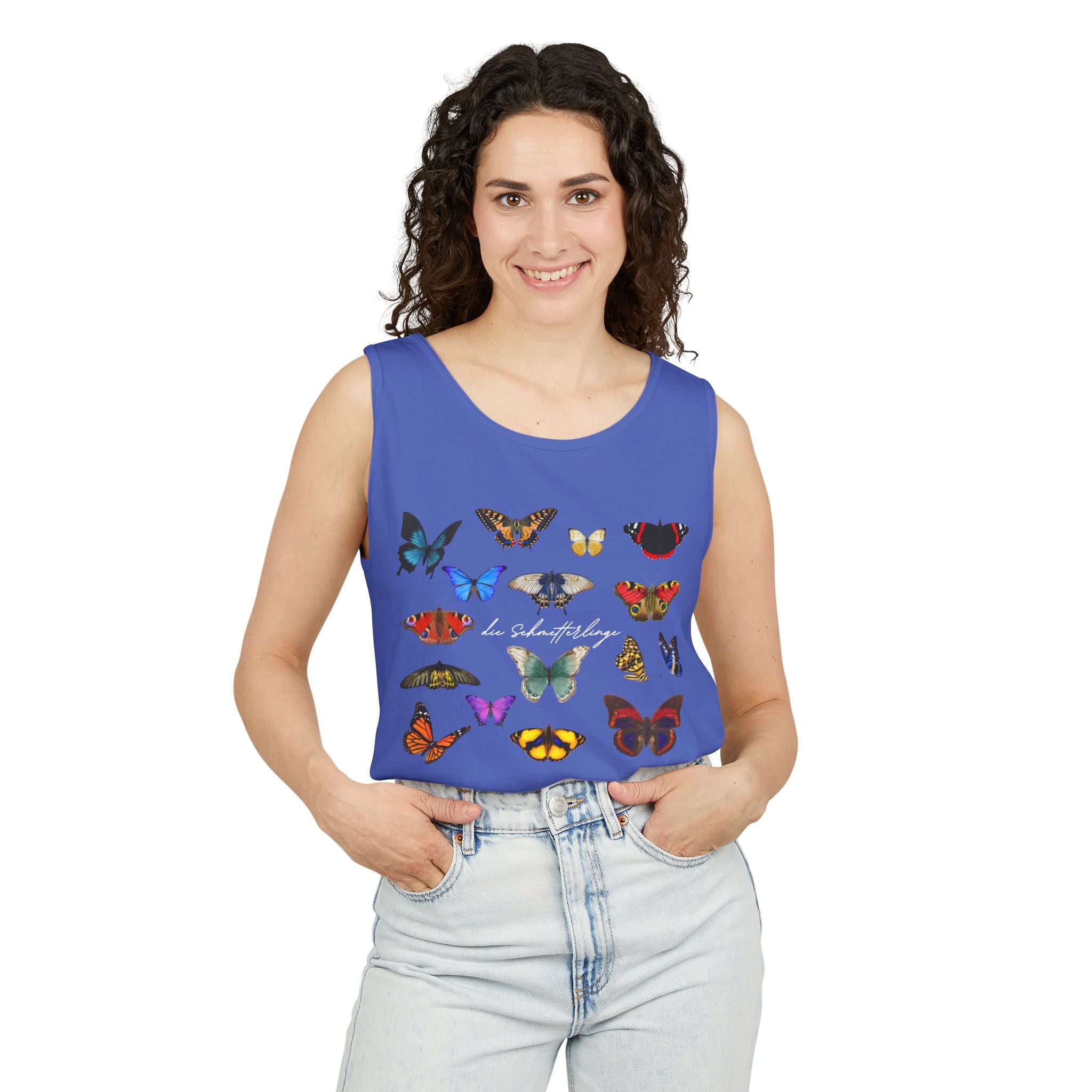 Die Schmetterlinge Tank Top — German Butterflies Graphic Tank