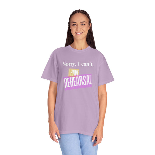 Désolé, je ne peux pas, j'ai un t-shirt Comfort Colors à répéter