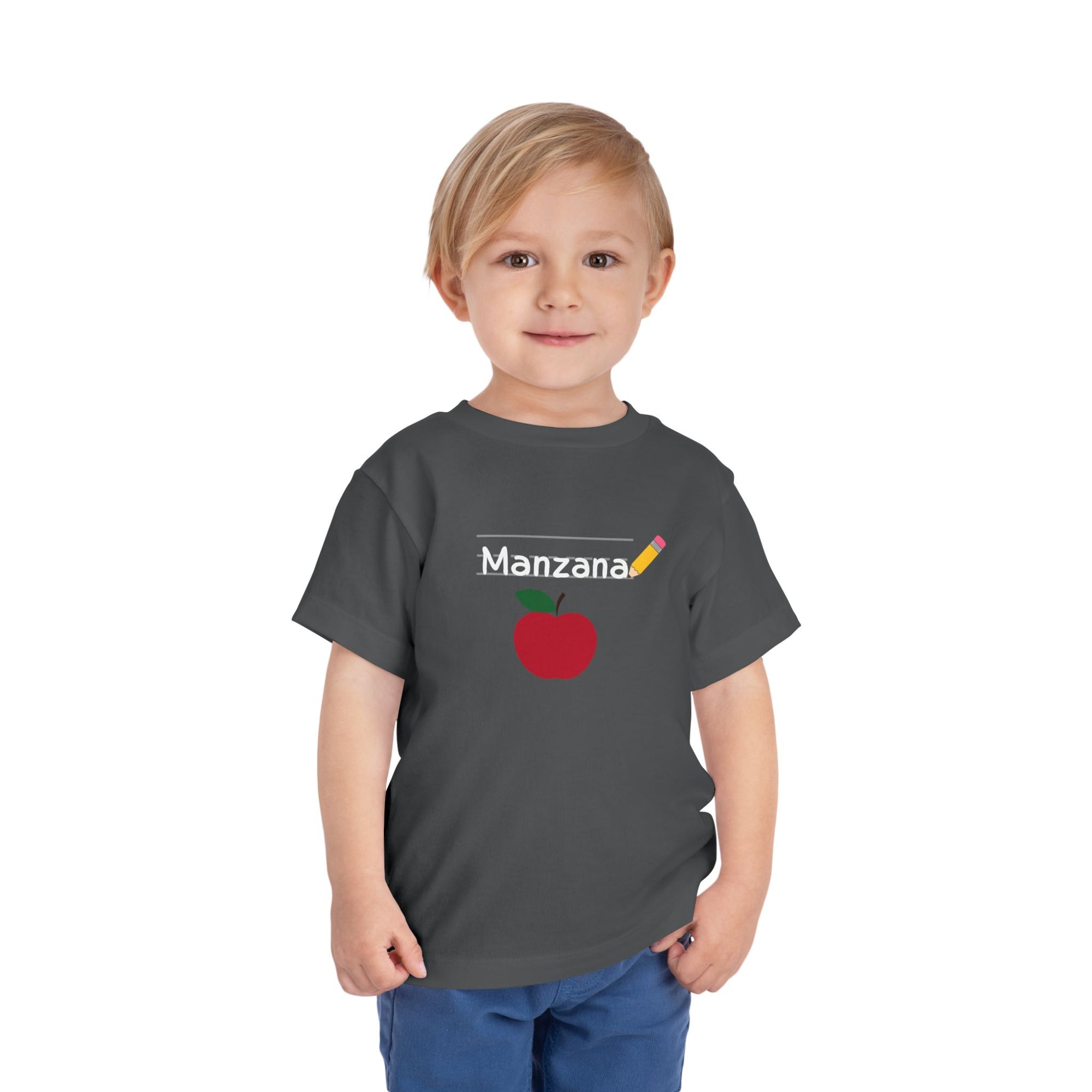 Manzana Apple and Pencil Toddler Tee Shirt