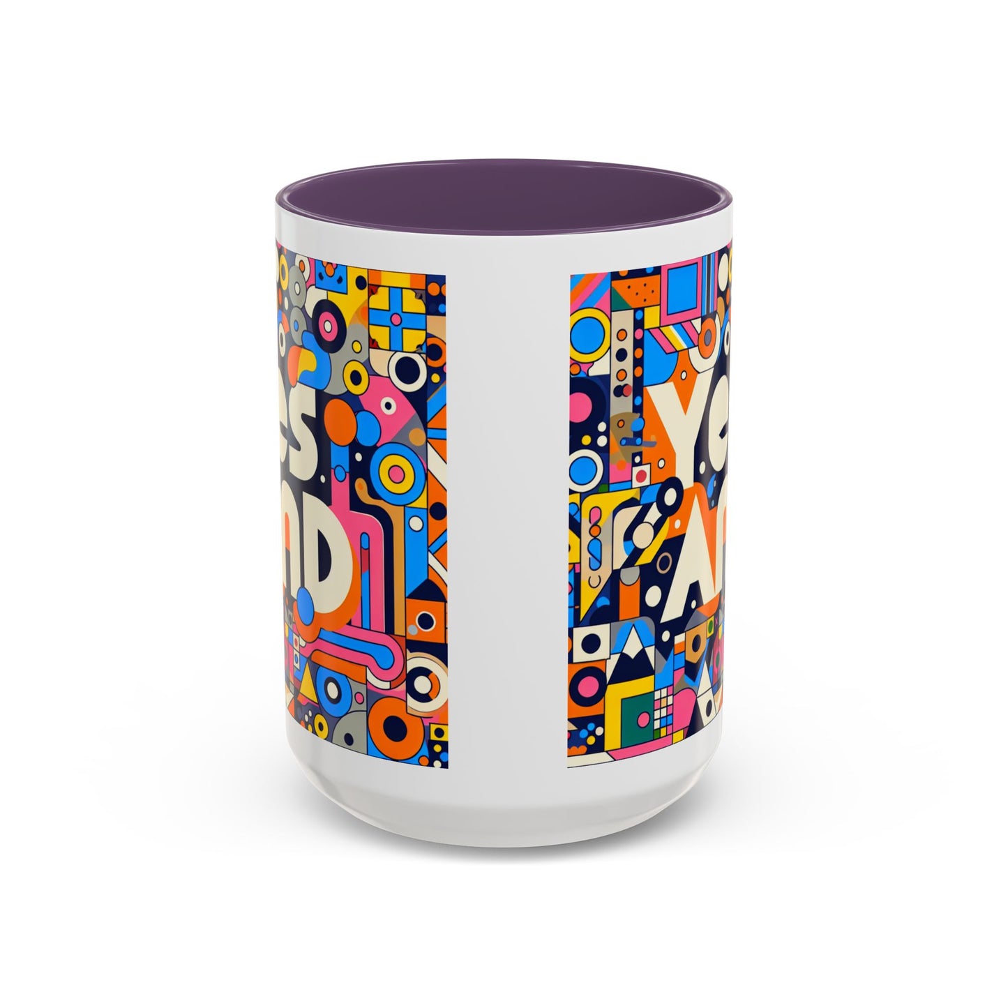 Oui, et une tasse à café avec accent d'improvisation (11, 15 oz)