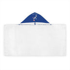 Kid's personalized space astronaut hooded bath towel by Printify