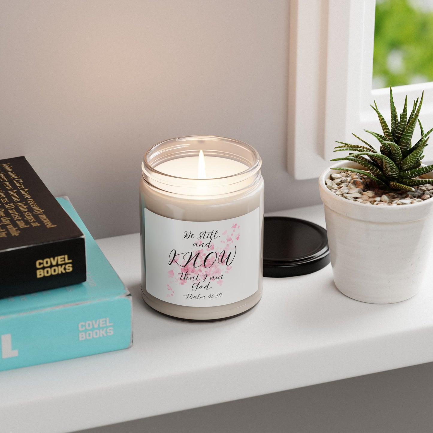 Be still and know that I am God Scented Soy Candle, 9oz