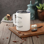 Je t'aime mon frere Insulated Coffee Mug by Printify