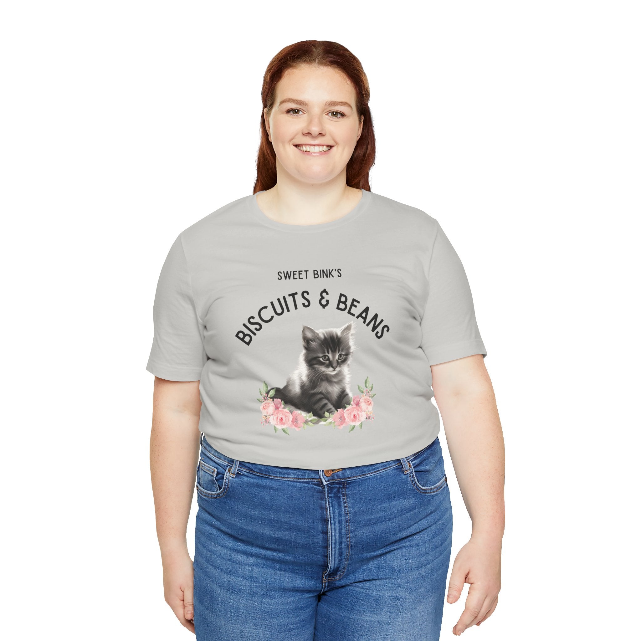 Sweet Bink's Biscuits and Beans cat tee