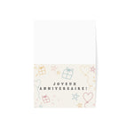 French Birthday Greeting Cards - Joyeux Anniversaire by Printify