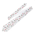 Italian Icons Necktie, Italian Flag, stamp, electric scooter, espresso Pattern Tie for gifting