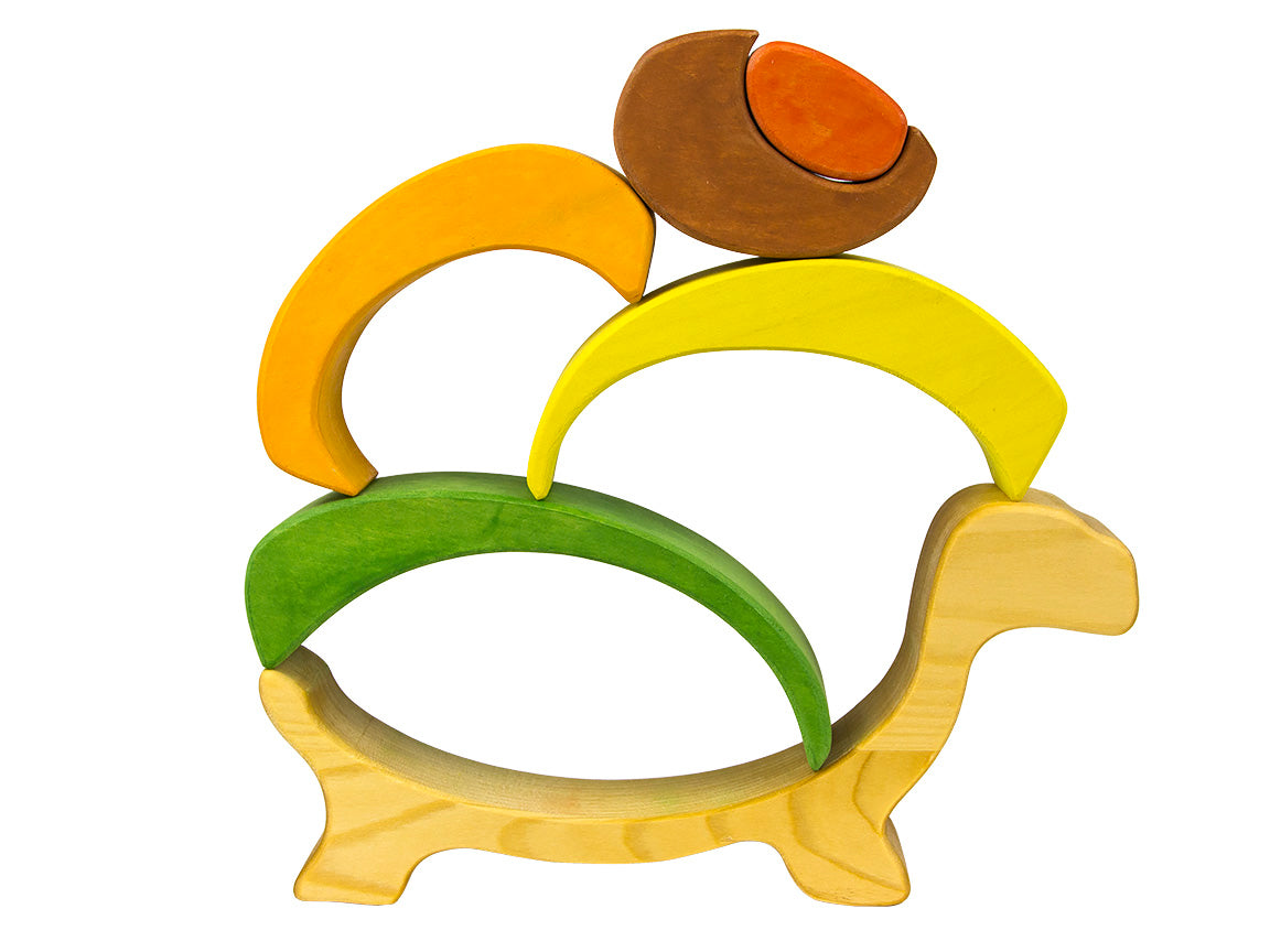 Wooden Turtle Stacker Puzzle