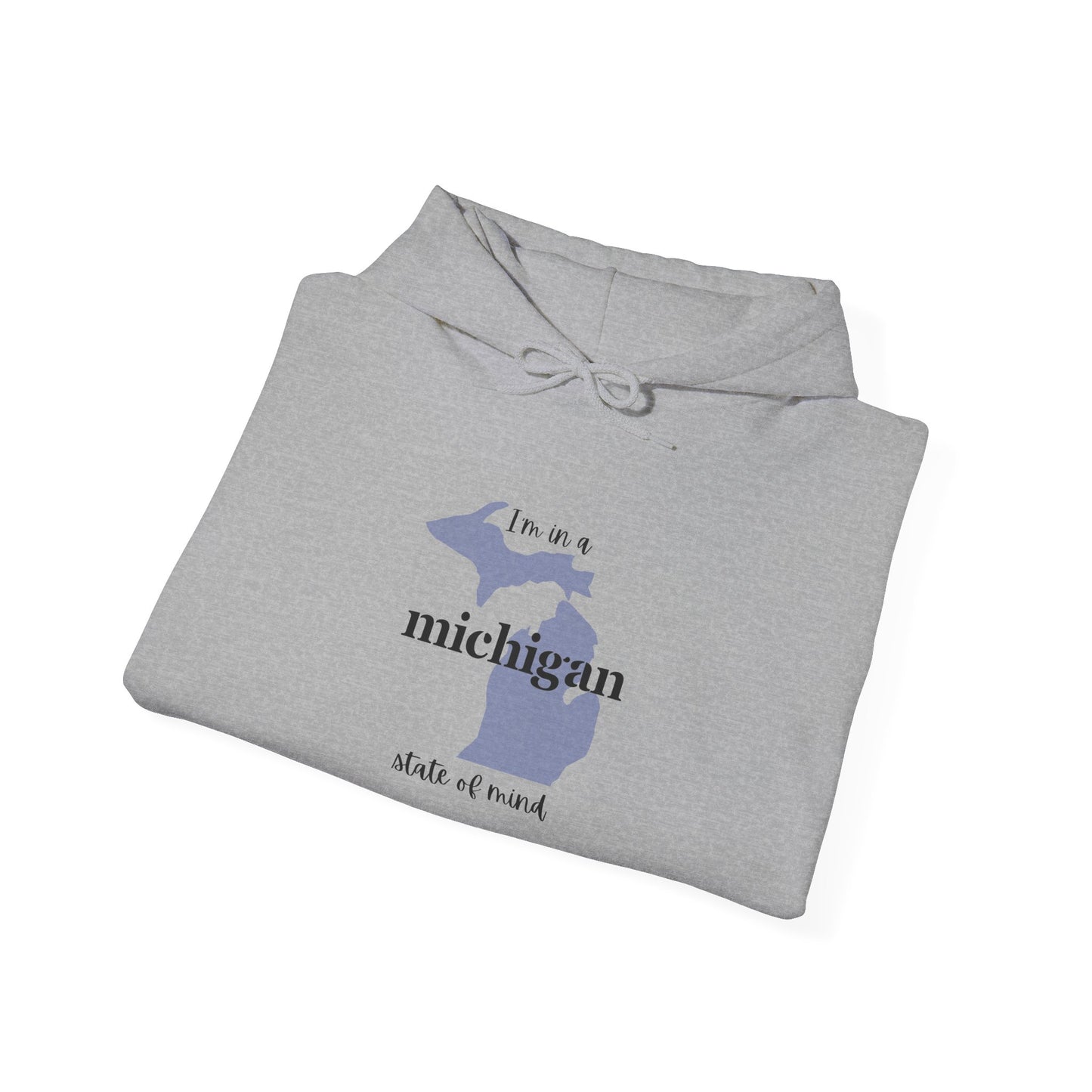 I'm in a Michigan state of mind Hooded Sweatshirt