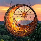 Crescent Moon & Sun Suncatcher