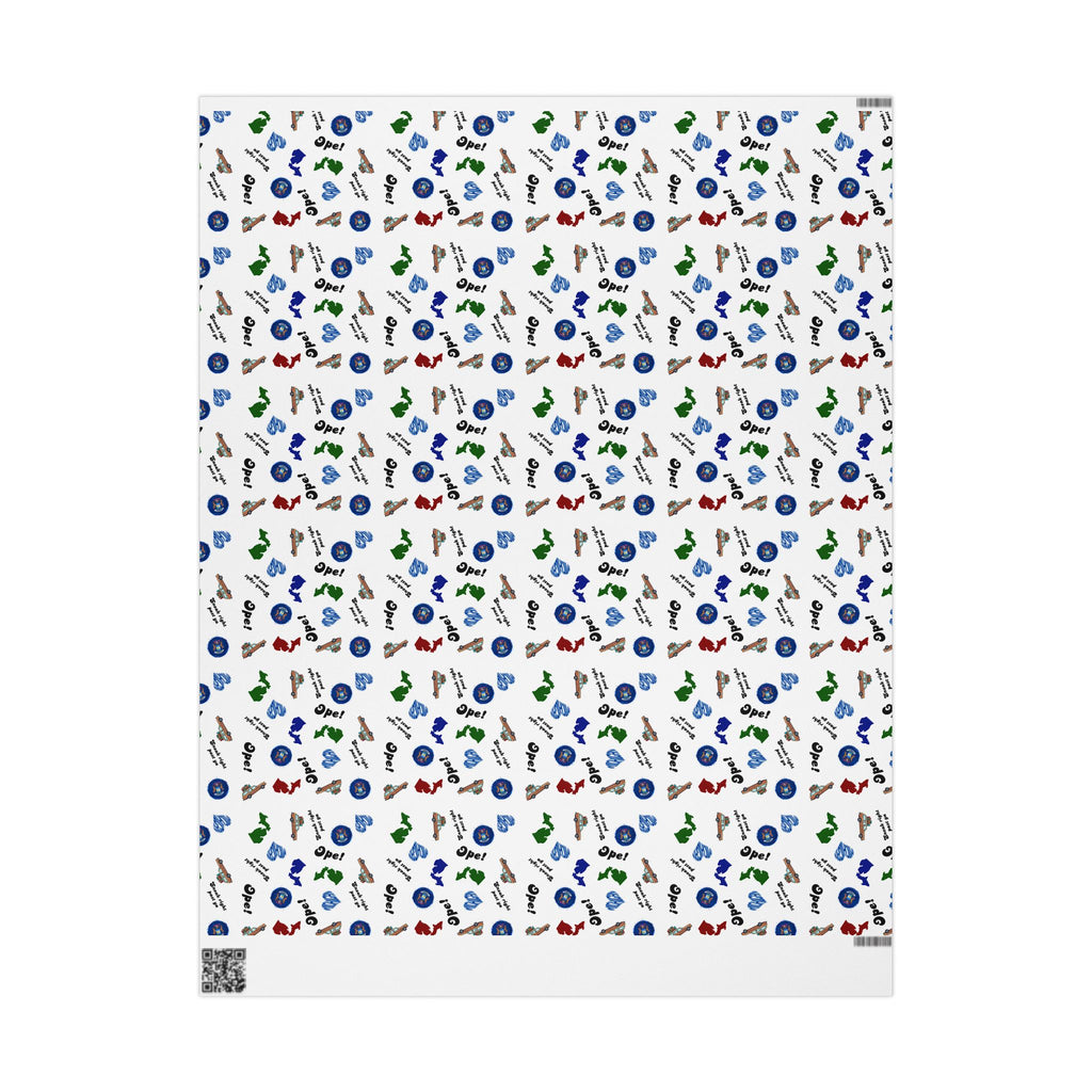 Michigan Themed Wrapping Paper