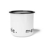 Merde Enamel Camp Cup by Printify