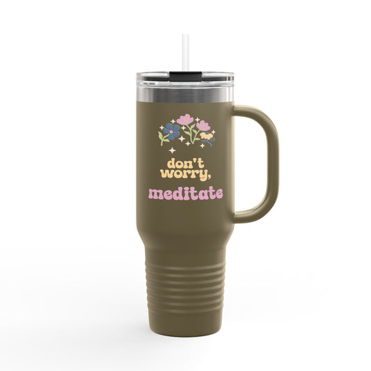 Don't worry, Meditate Commuter Mug