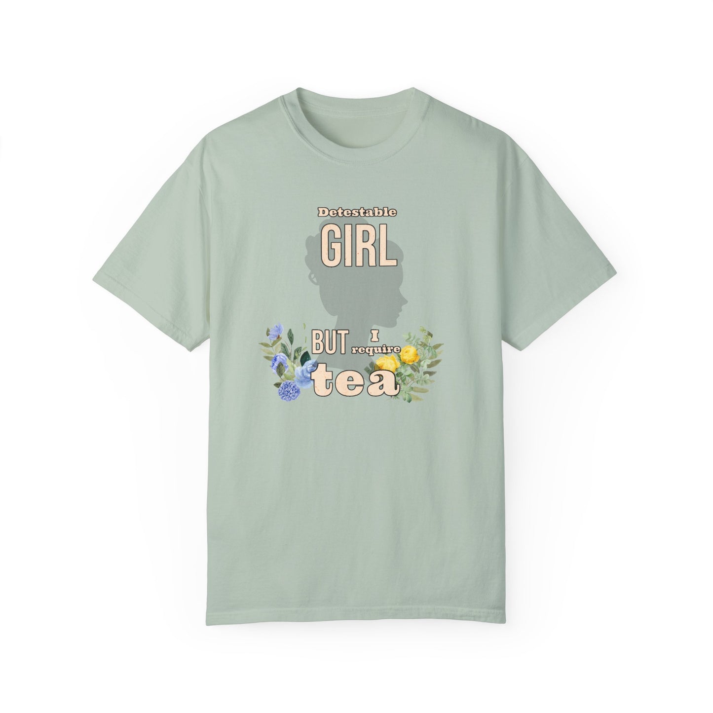 Detestable Girl but I require tea Oscar Wilde Quote T-Shirt, Importance of Being Earnest