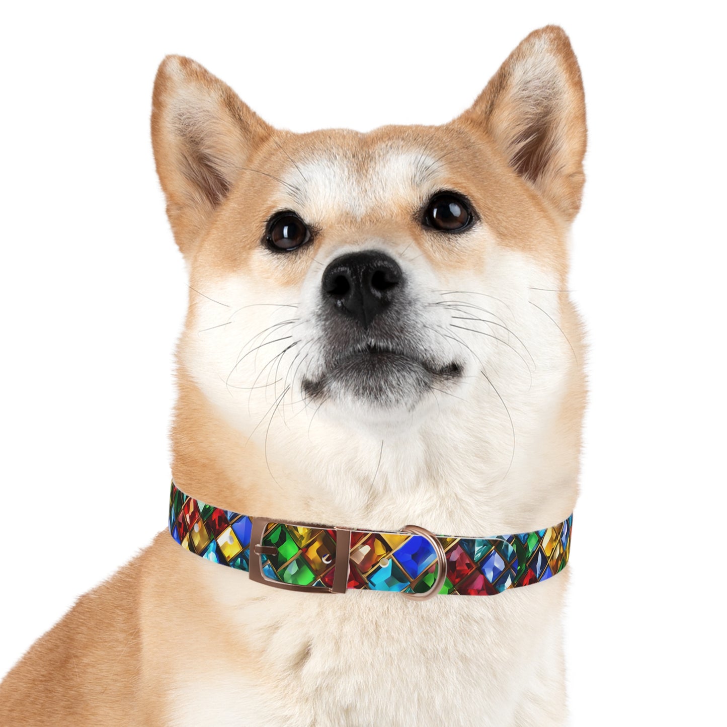 Collier pour chien à imprimé bijou