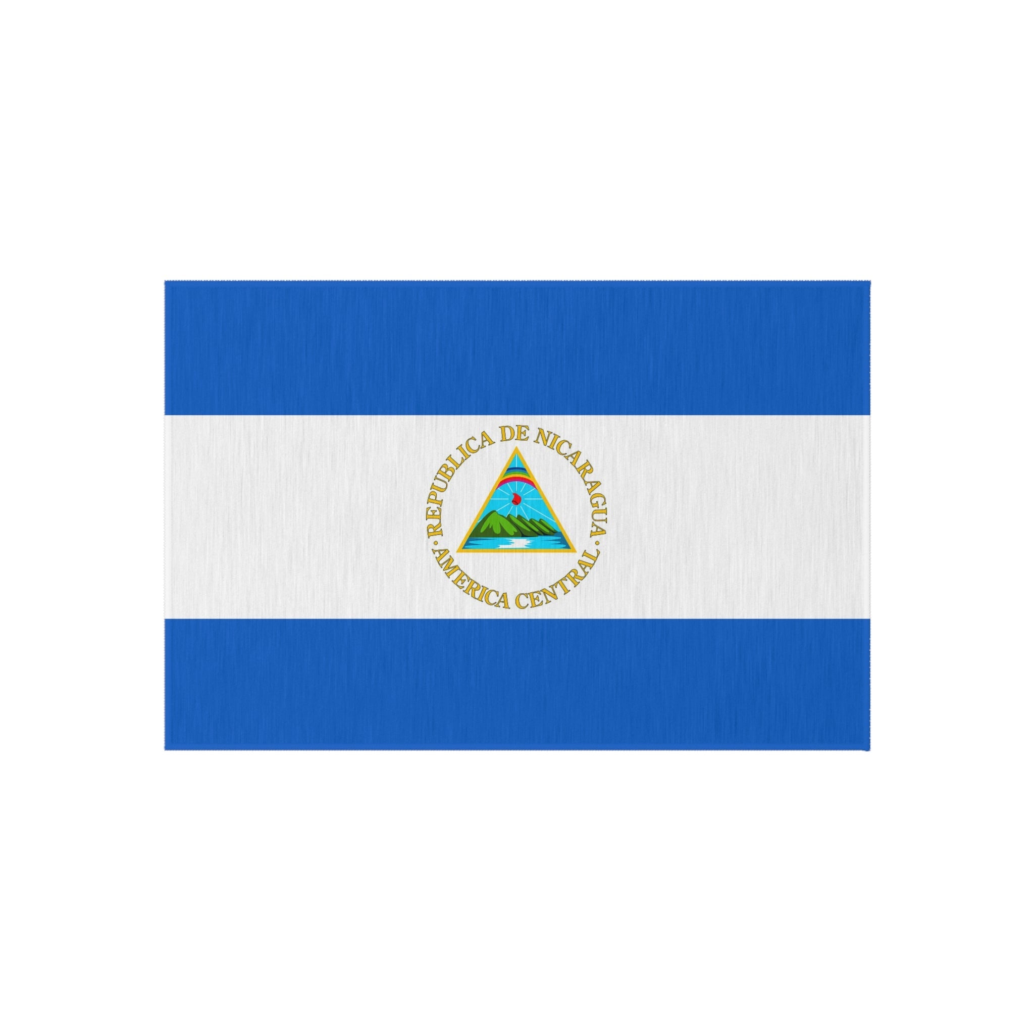 Flag Of Nicaragua Outdoor Non-Slip Door Mat | Managua | León | Tipitapa | Gift for Nicaraguans | 24"x36"