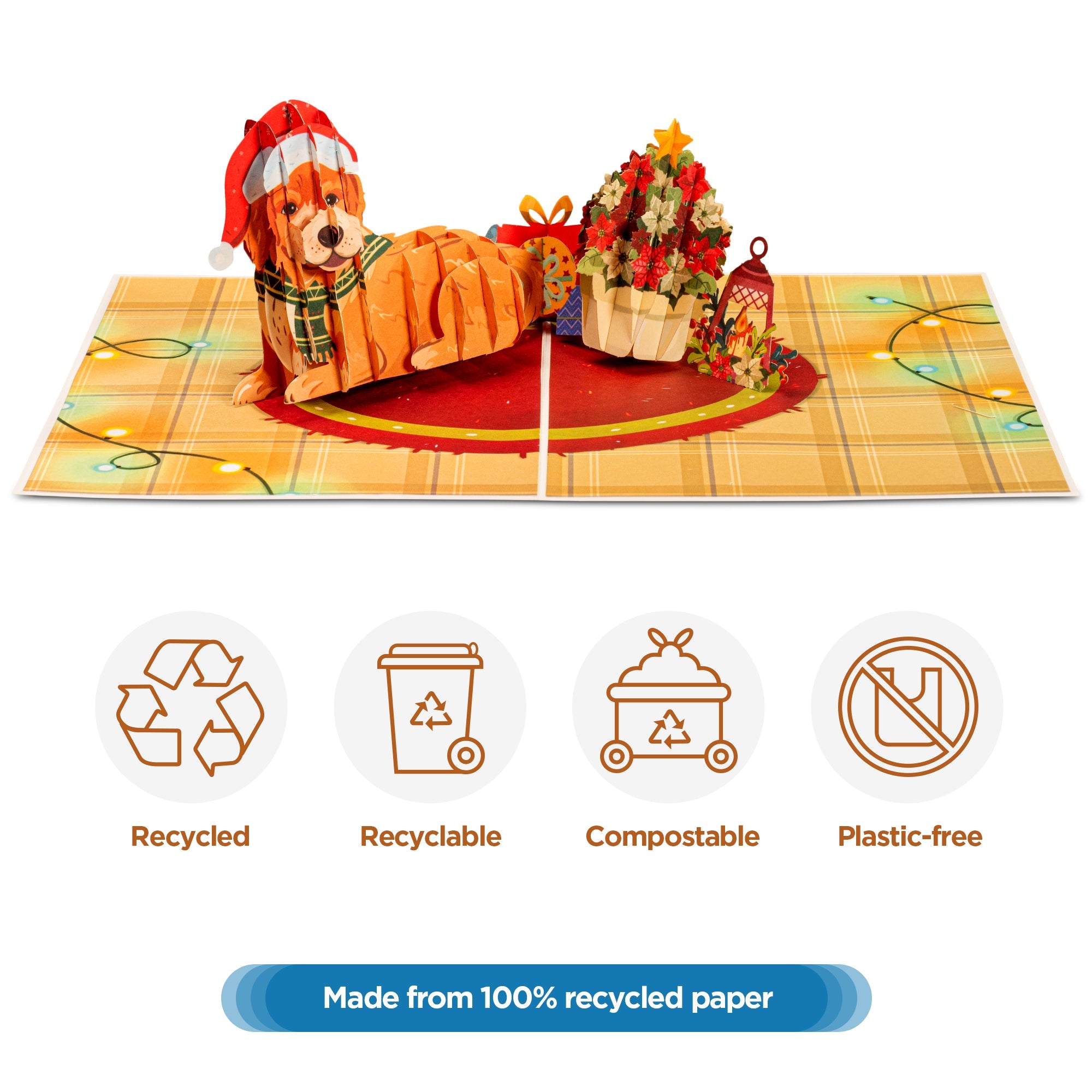 Christmas Dog Pop Up Card
