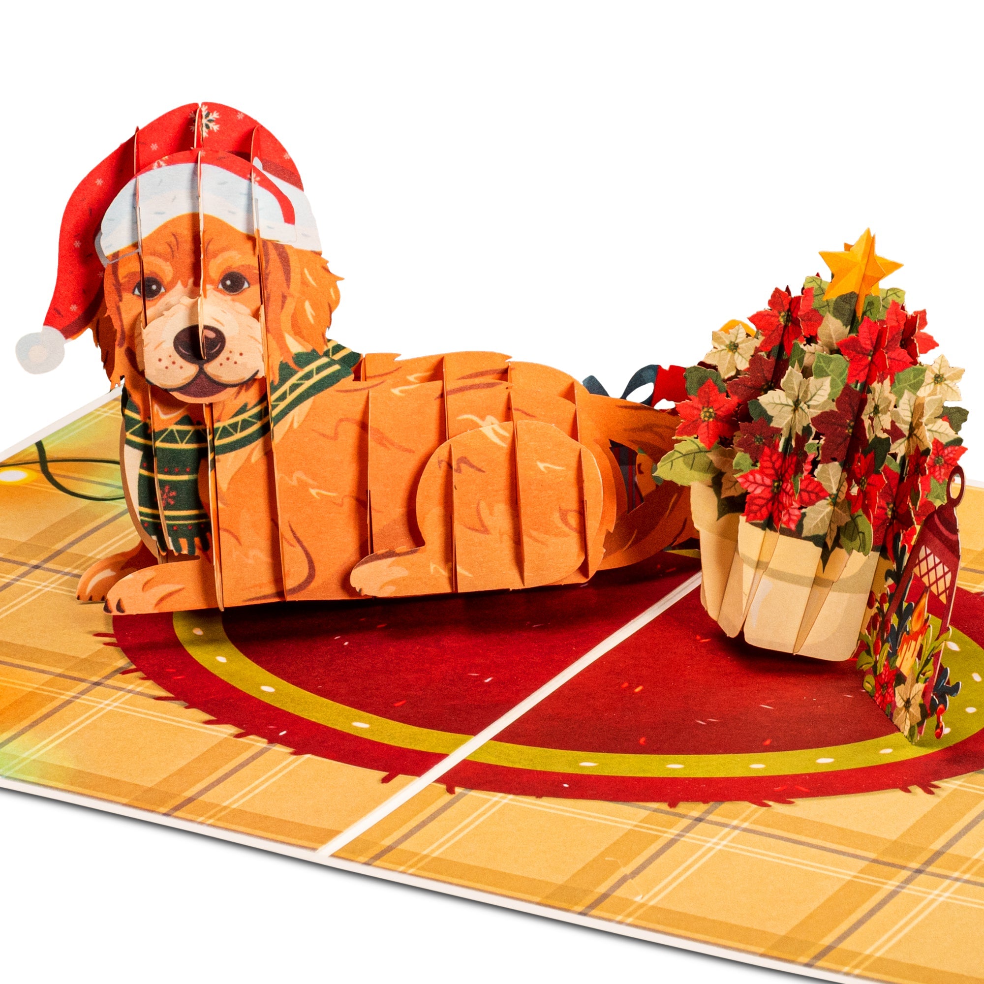Christmas Dog Pop Up Card