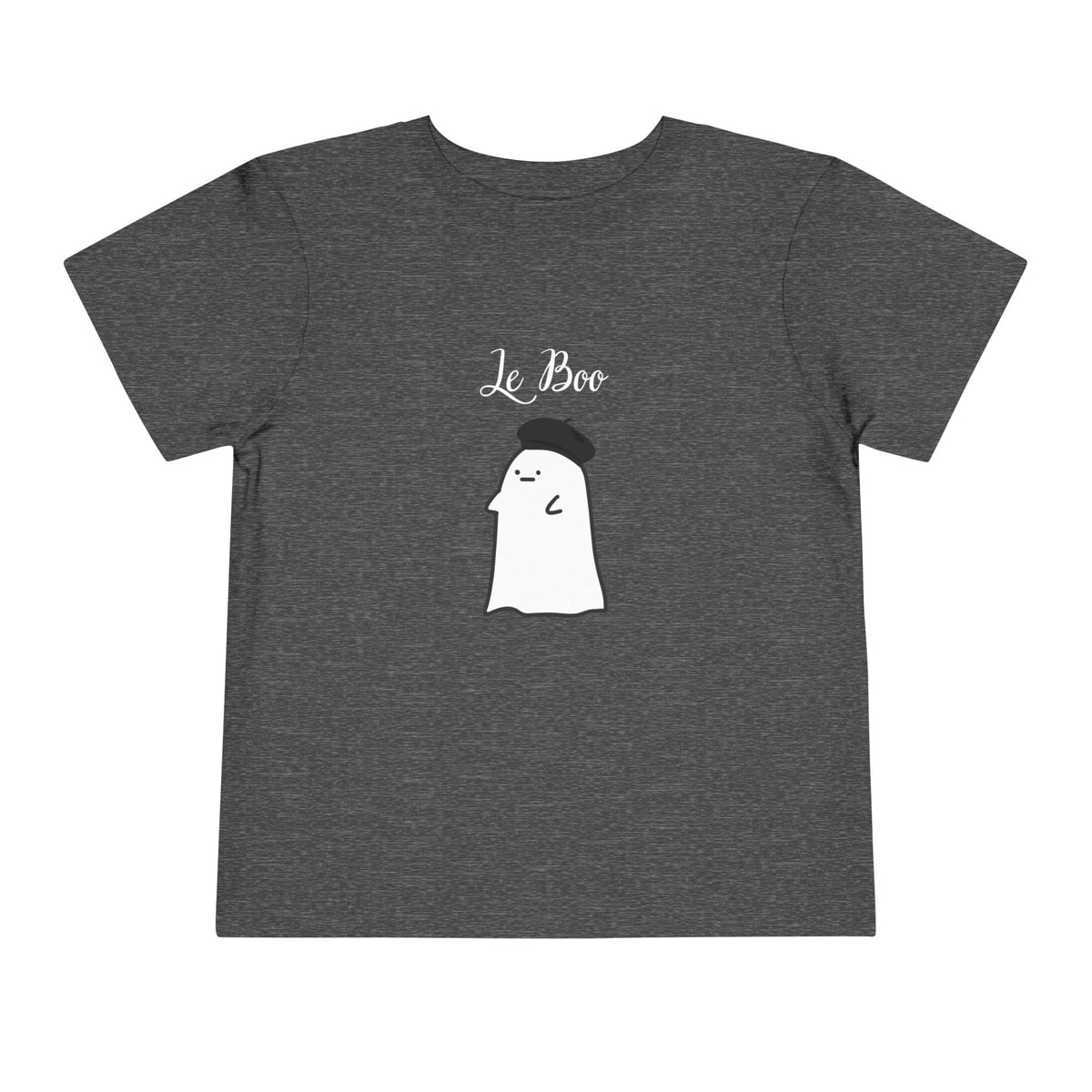 Le Boo French Ghost Toddler Tee, Cute Halloween Ghost Graphic Tee