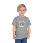 Gesunden Appetit Toddler Tee shirt with Cheeseburger by Printify