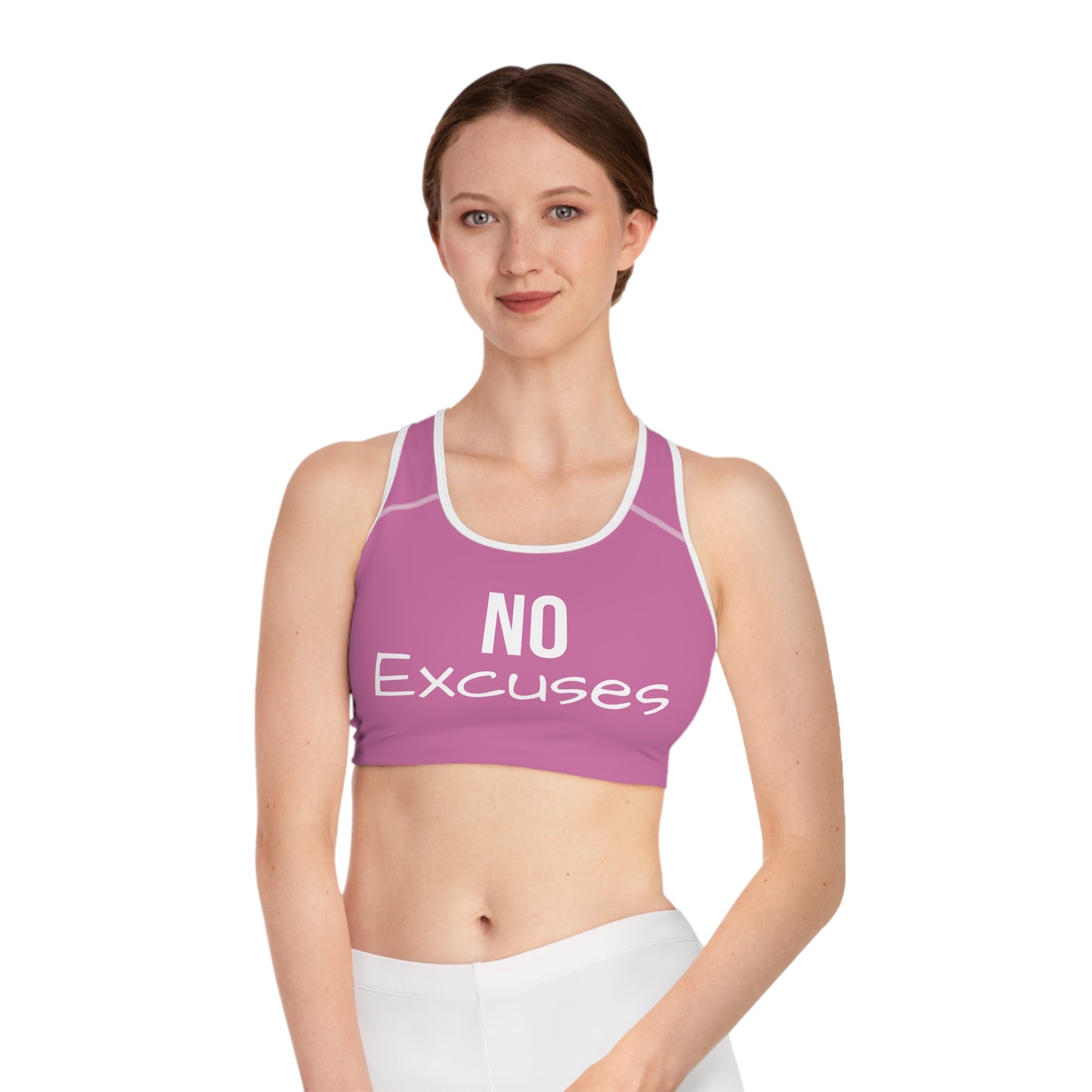 No excuses Rose pink Sports Bra
