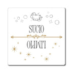 Spanish dishwasher Kitchen Magnet "Sucio / Limpio" Reversible Dishwasher Signal Magnet by Printify