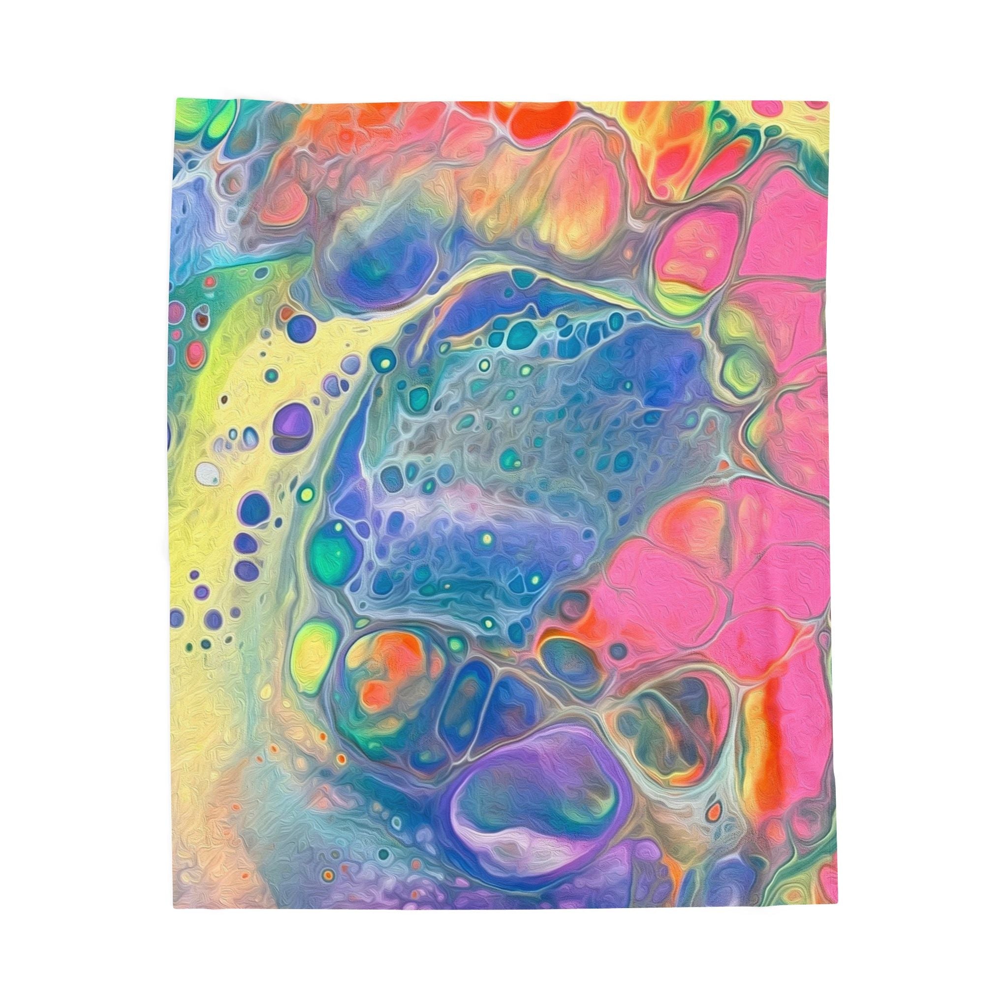 Bespattered Facade Unicorn Velveteen Plush Blanket | 3 Sizes