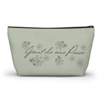 German mental health Accessory Pouch "Gönnt dir eine Pause" (Give yourself a break) Floral Makeup Bag, geschenk