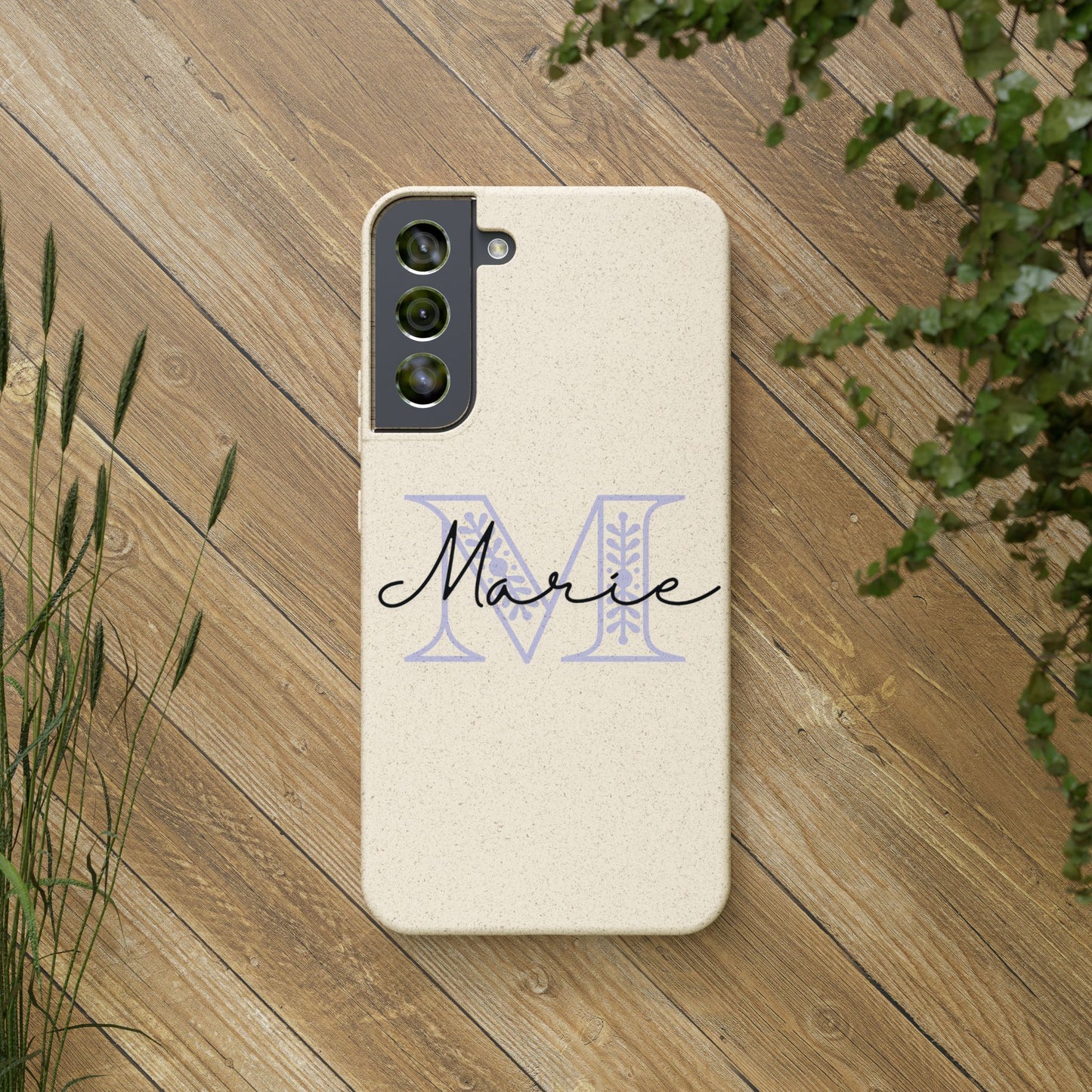 Eco-friendly monogrammed Phone case