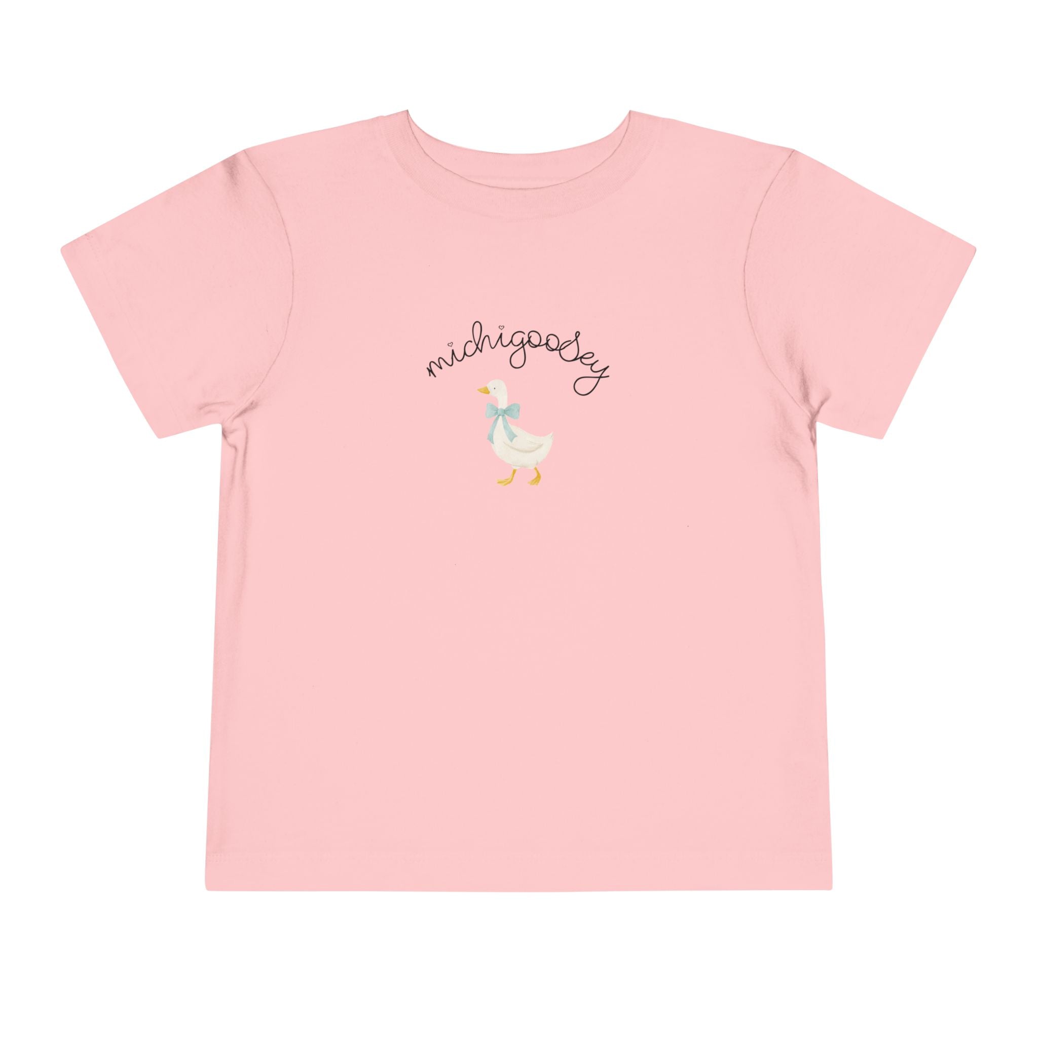 Michigoosey Toddler Tee, Cute Toddler Short Sleeve Shirt