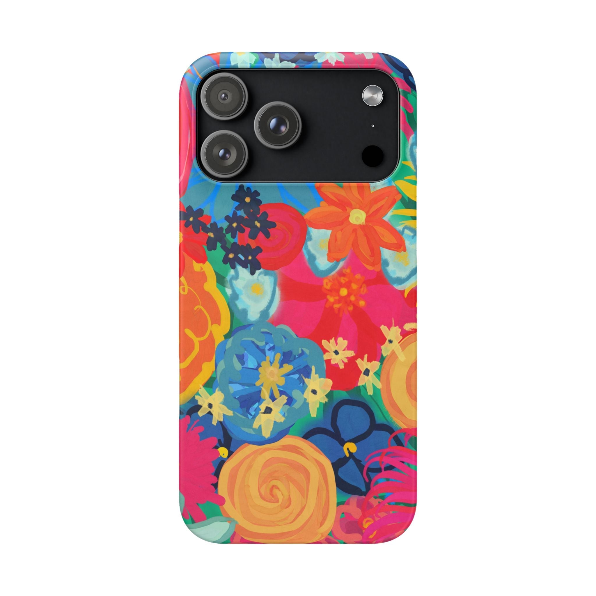 Bespattered Facade Bold Florals Snap Case