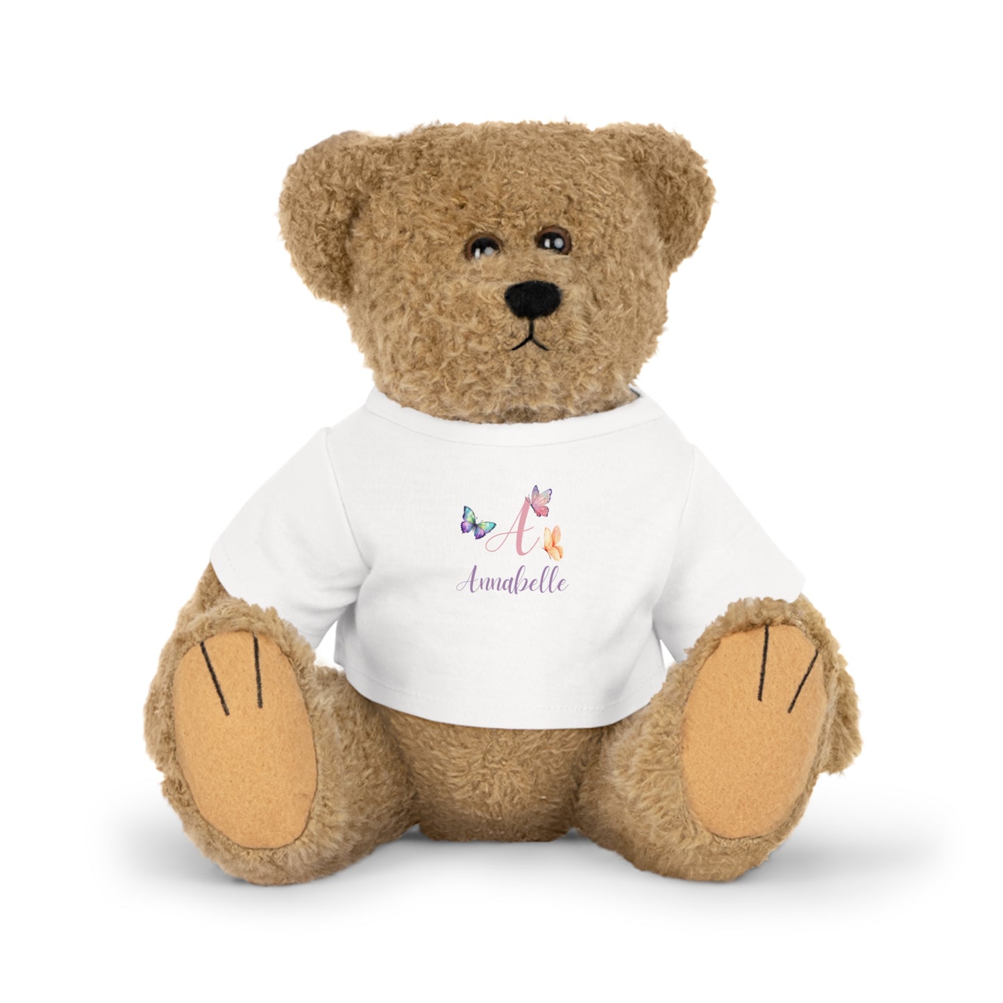 Personalized stuffed animal- Butterfly with initial