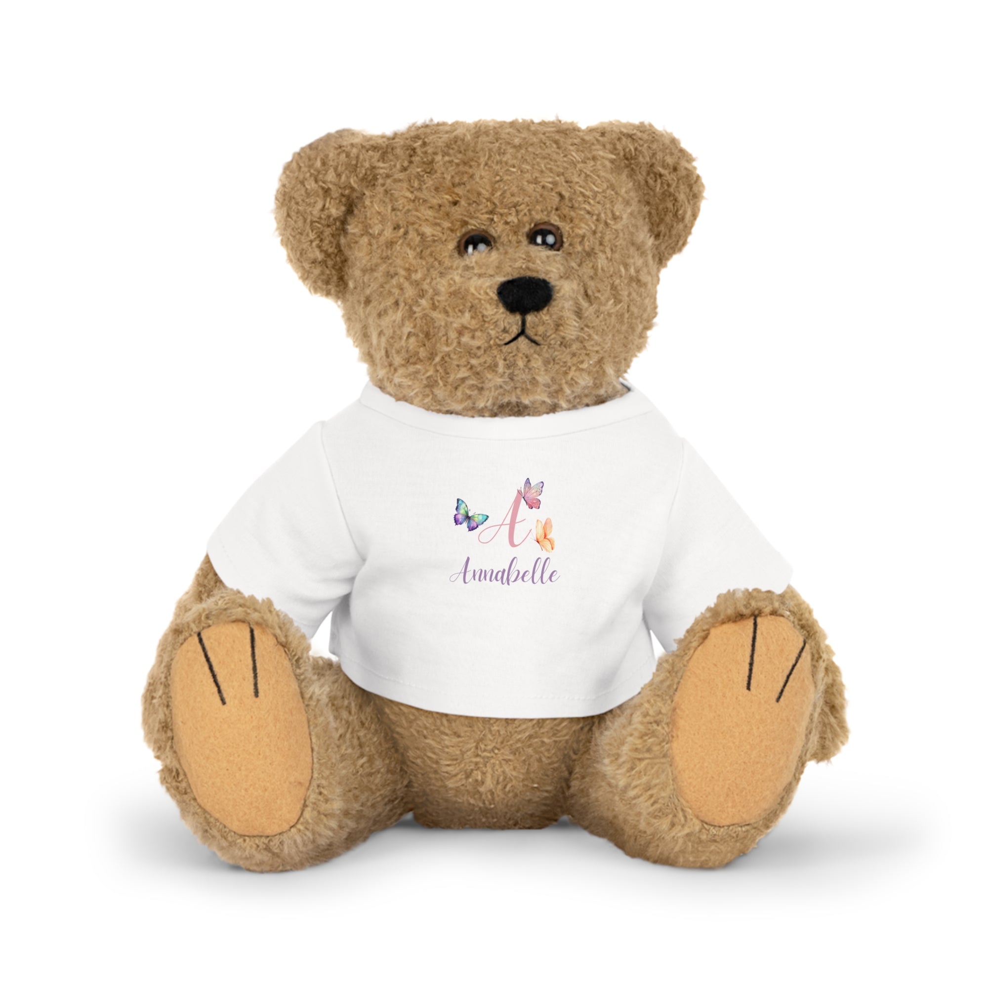 Personalized stuffed animal- Butterfly with initial