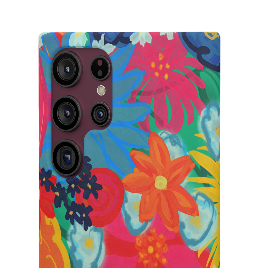 Bespattered Facade Bold Florals Snap Case
