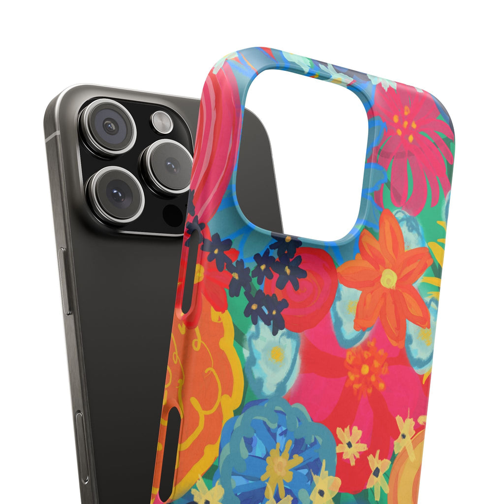 Bespattered Facade Bold Florals Snap Case