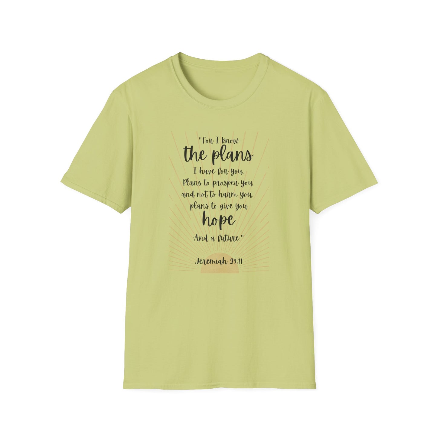 Jeremiah 29 11 Bible Verse T-Shirt