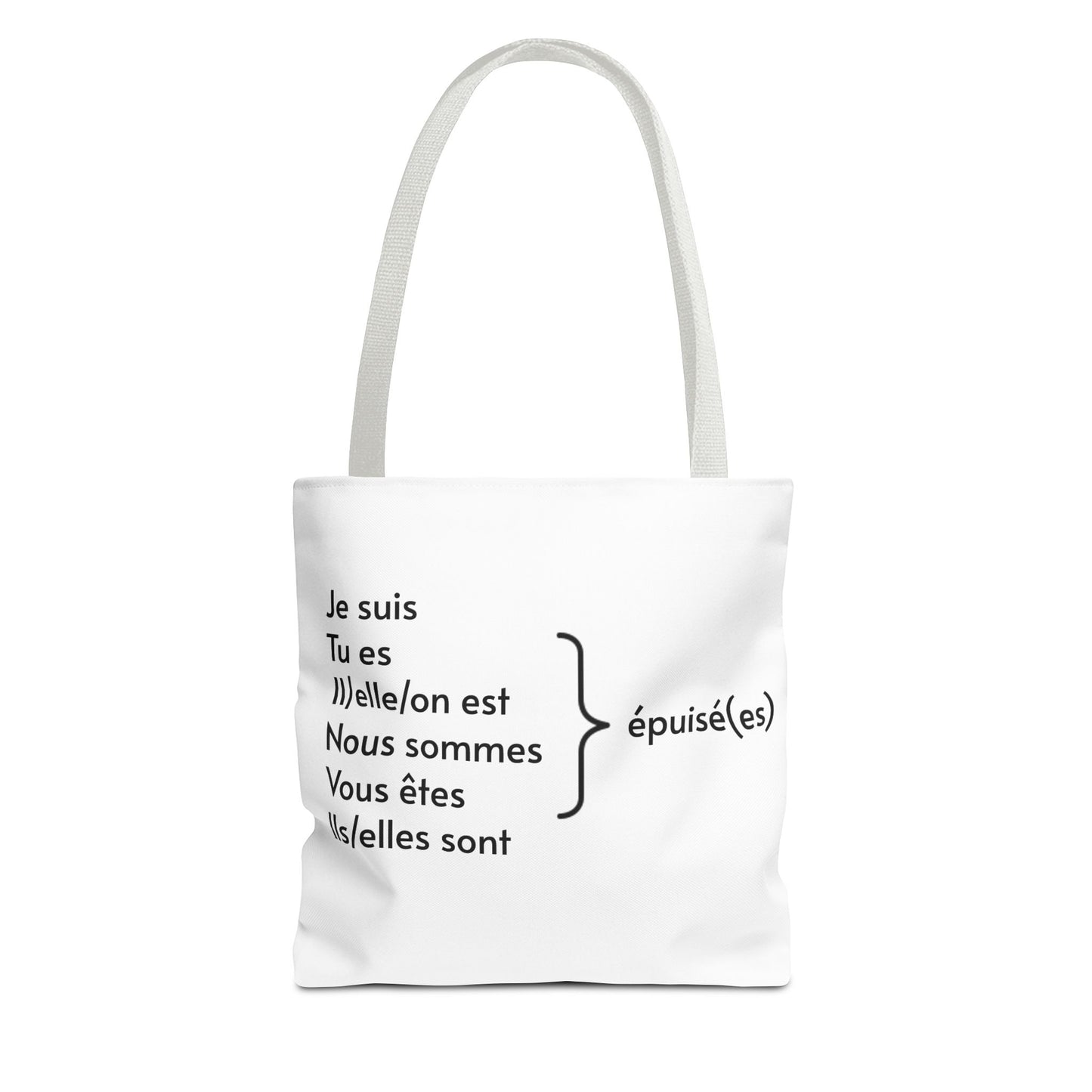 Je suis épuisé (je suis épuisé) Tote bag