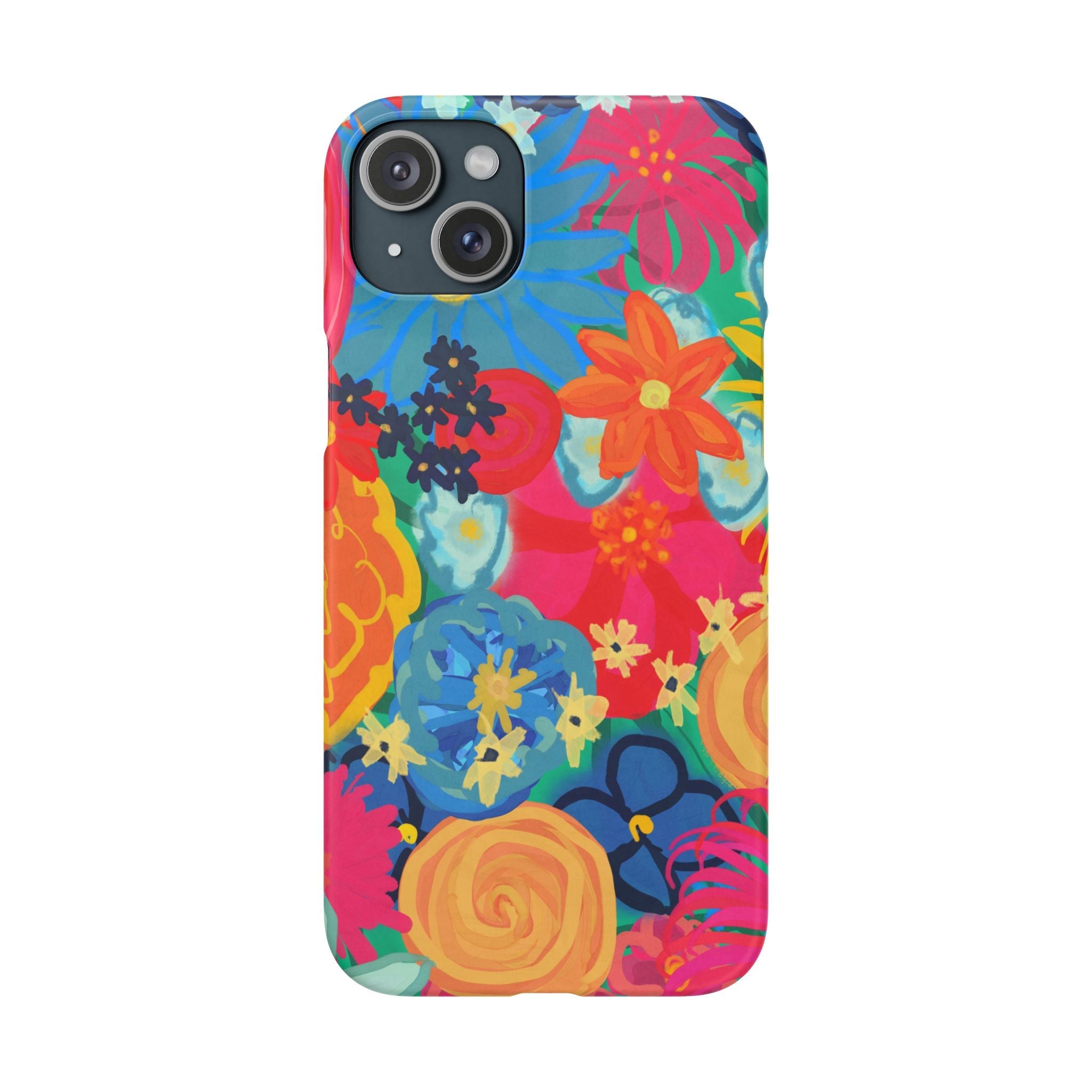 Bespattered Facade Bold Florals Snap Case