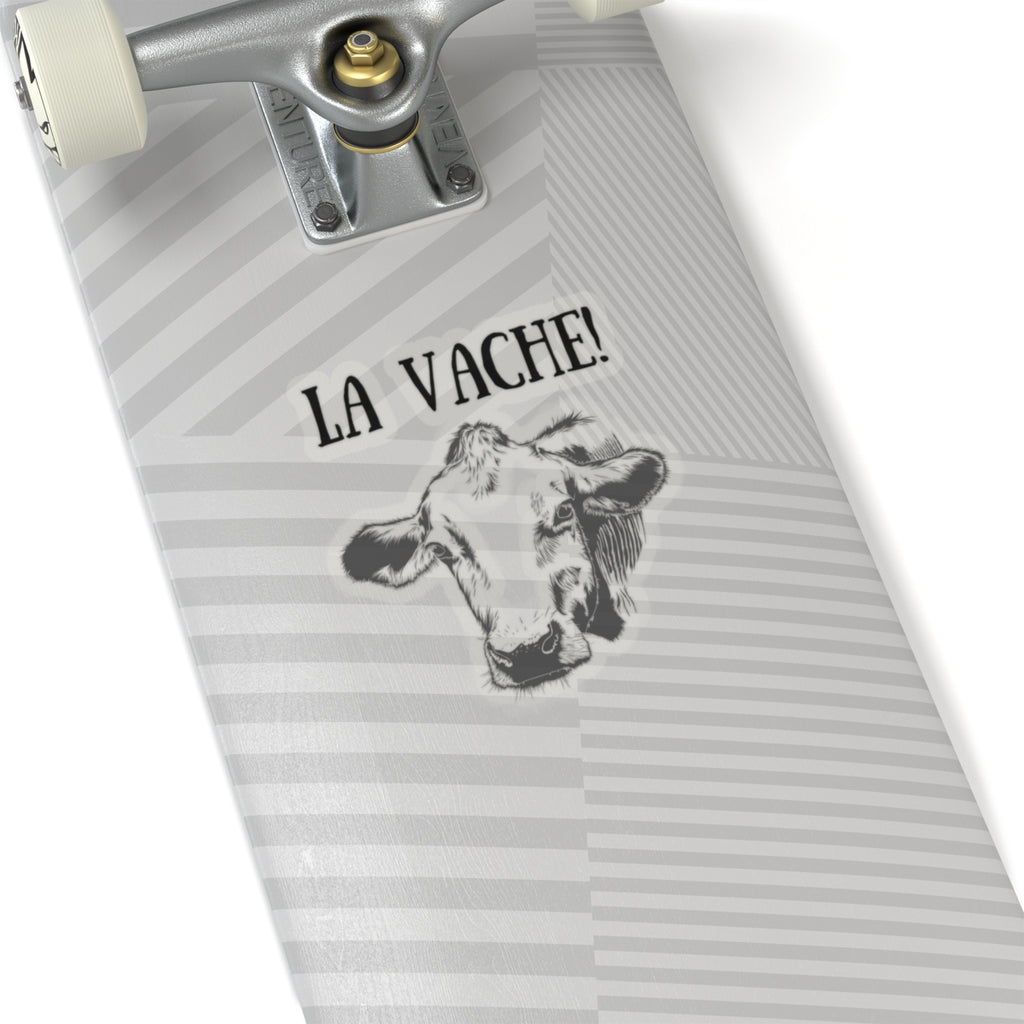 La vache! Transparent background French Sticker