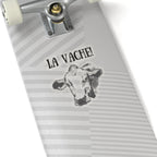 La vache! Transparent background French Sticker by Printify