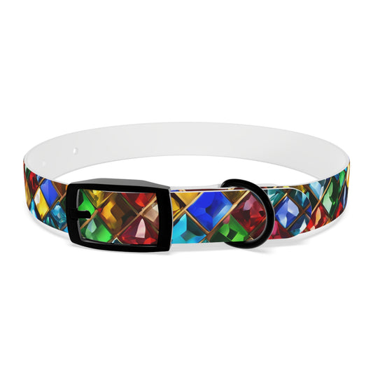 Jewel print Dog Collar